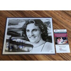 RARE Matthew McConaughey Signed 8x10 Photo Signed Autograph JK Livin JSA COA